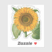  zonnebloem door Basilius Besler Sticker (Vel)