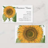  zonnebloem door Basilius Besler Visitekaartje (Voorkant / Achterkant)