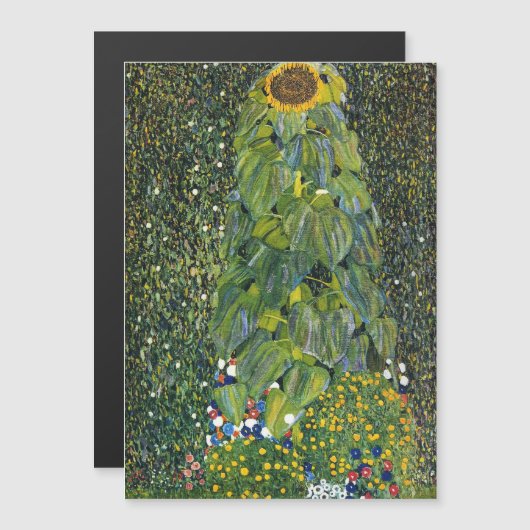 Zonnebloem door Gustav Klimt (Voorkant / Achterkant)