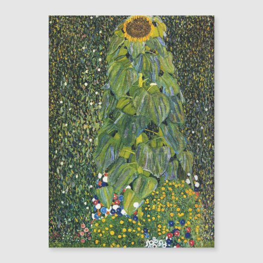 Zonnebloem door Gustav Klimt (Voorkant)
