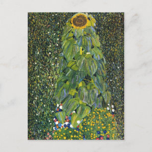 Zonnebloem door Gustav Klimt Briefkaart