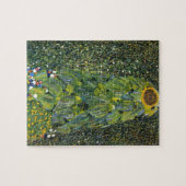 Zonnebloem door Gustav Klimt Legpuzzel (Horizontaal)