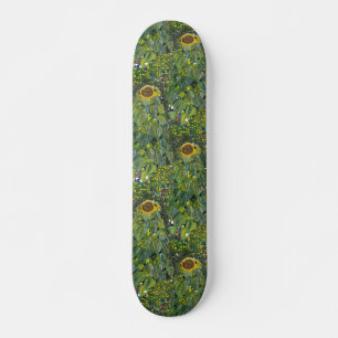Zonnebloem door Gustav Klimt Persoonlijk Skateboard