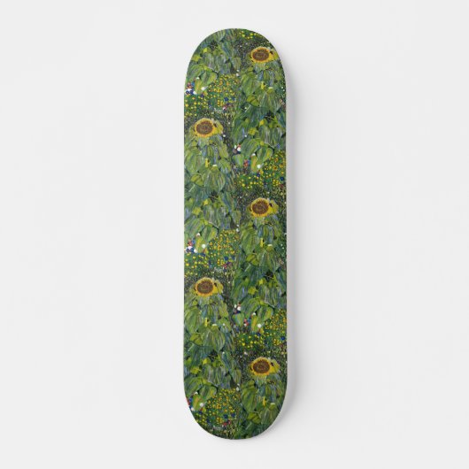 Zonnebloem door Gustav Klimt Persoonlijk Skateboard (Voorkant)