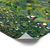 Zonnebloem door Gustav Klimt Poster (Hoek)