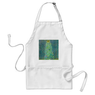 Zonnebloem door Klimt, Art Nouveau Vintage Bloemen Standaard Schort