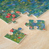 Zonnebloem door Klimt,  bloemen Art Nouveau Legpuzzel (Zijkant)