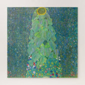 Zonnebloem door Klimt,  bloemen Art Nouveau Legpuzzel (Verticaal)