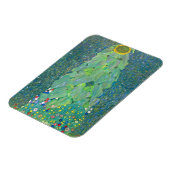 Zonnebloem door Klimt, bloemen Art Nouveau Magneet (Linkerzijde)