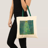 Zonnebloem door Klimt,  bloemen Art Nouveau Tote Bag (Voorkant (product))
