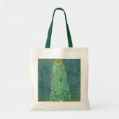 Zonnebloem door Klimt,  bloemen Art Nouveau Tote Bag (Voorkant)