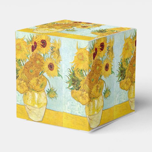 zonnebloem door Vincent Van Gogh, post-impressioni Bedankdoosjes (Achterkant)