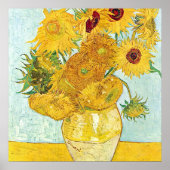 zonnebloem door Vincent Van Gogh, post-impressioni Poster (Voorkant)