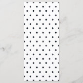 Zonnebloem Douche Menu (Achterkant)