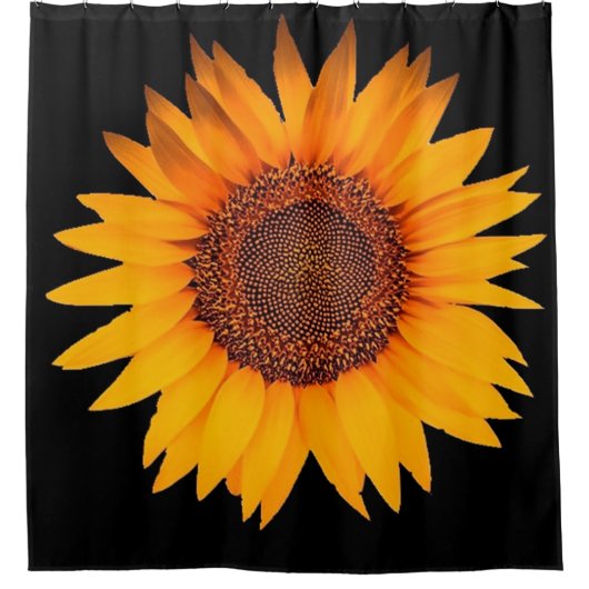 Zonnebloem Douchegordijn (Voorkant)