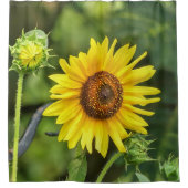 Zonnebloem Douchegordijn (Voorkant)