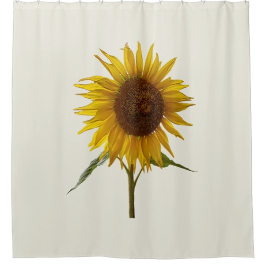 Zonnebloem Douchegordijn (Voorkant)