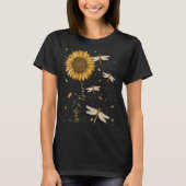 Zonnebloem Dragonfly verkiest een groeidemper te v T-shirt (Voorkant)