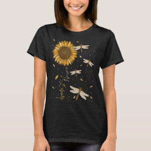 Zonnebloem Dragonfly verkiest een groeidemper te v T-shirt