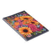 Zonnebloem Dromen: Bloemen Notitieboek (Rechterzijde)