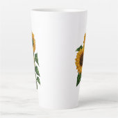 Zonnebloem Dromen: Grote Latte Mok (17oz) (Voorkant)