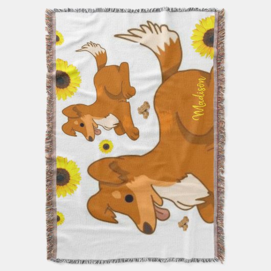 Zonnebloem Drow Blanket Deken (Voorkant Verticaal)