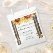 Zonnebloem Eenvoudige Begrafenis Keepsake Favor Ba Bedankzakje (Geknipt)