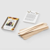 Zonnebloem Eenvoudige foto begrafenis overlijdensb Handwaaier (Niet-gemonteerd)