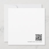 Zonnebloem Eenvoudige Moderne Bruiloft Save The Date (Achterkant)