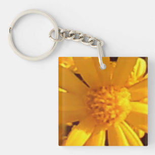 Zonnebloem, eenzijdig sleutelhanger