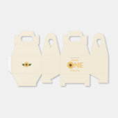 Zonnebloem Eerste verjaardag Bedankdoosjes (Uitgevouwen)