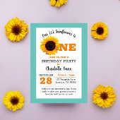 Zonnebloem Eerste verjaardag Kaart