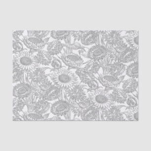 zonnebloem Elegant ontbindmiddel Toile Grey Tissuepapier