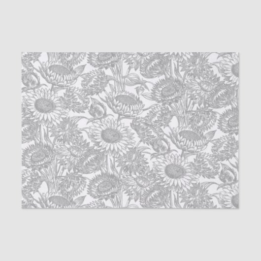 zonnebloem Elegant ontbindmiddel Toile Grey Tissuepapier (Voorkant)