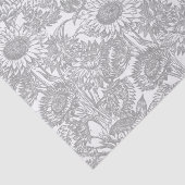 zonnebloem Elegant ontbindmiddel Toile Grey Tissuepapier (Detail)