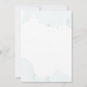  Zonnebloem Elegant Romantic Greenery - F030 Invit Kaart (Achterkant)