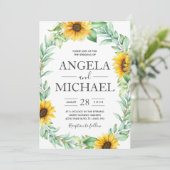 Zonnebloem Elegant Rustic Geometric Gold Kaart (Staand voorkant)