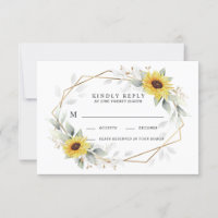 Zonnebloem Elegant Rustic Geometric Gold Wedding