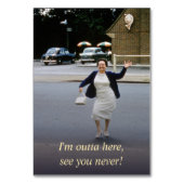 Zonnebloem Elegant Waterverf Pensioen Partij Kaart (Achterkant)