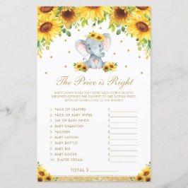 Zonnebloem Elephant De prijs is het juiste schoene