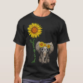 Zonnebloem Elephant Gift TShirt (Voorkant)