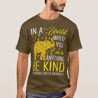 Zonnebloem Elephant is een soort kinderkankerwaren T-shirt