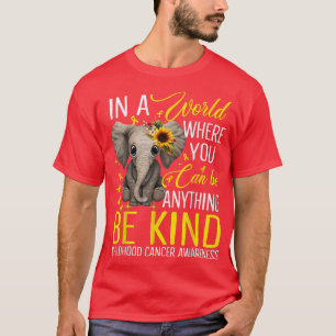Zonnebloem Elephant is een soort kinderkankerwaren T-shirt