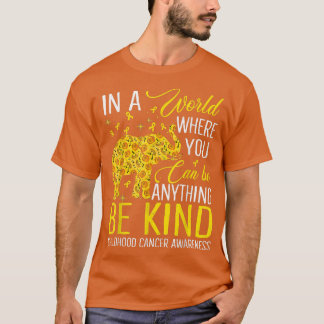 Zonnebloem Elephant is een soort kinderkankerwaren T-shirt