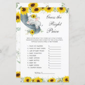 Zonnebloem Elephant Shower Raad de juiste prijs (Voorkant / Achterkant)