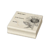 Zonnebloem elke zaad saver rubberstempel (Stempel)