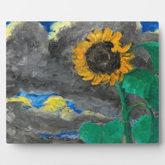Zonnebloem | Emil Nolde | Fotoplaat (Voorkant)