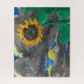 Zonnebloem | Emil Nolde | Legpuzzel (Verticaal)