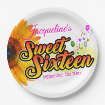 Zonnebloem en ballonnen op witte zweet-zestien