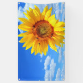 Zonnebloem en Bees Banner (Verticaal)